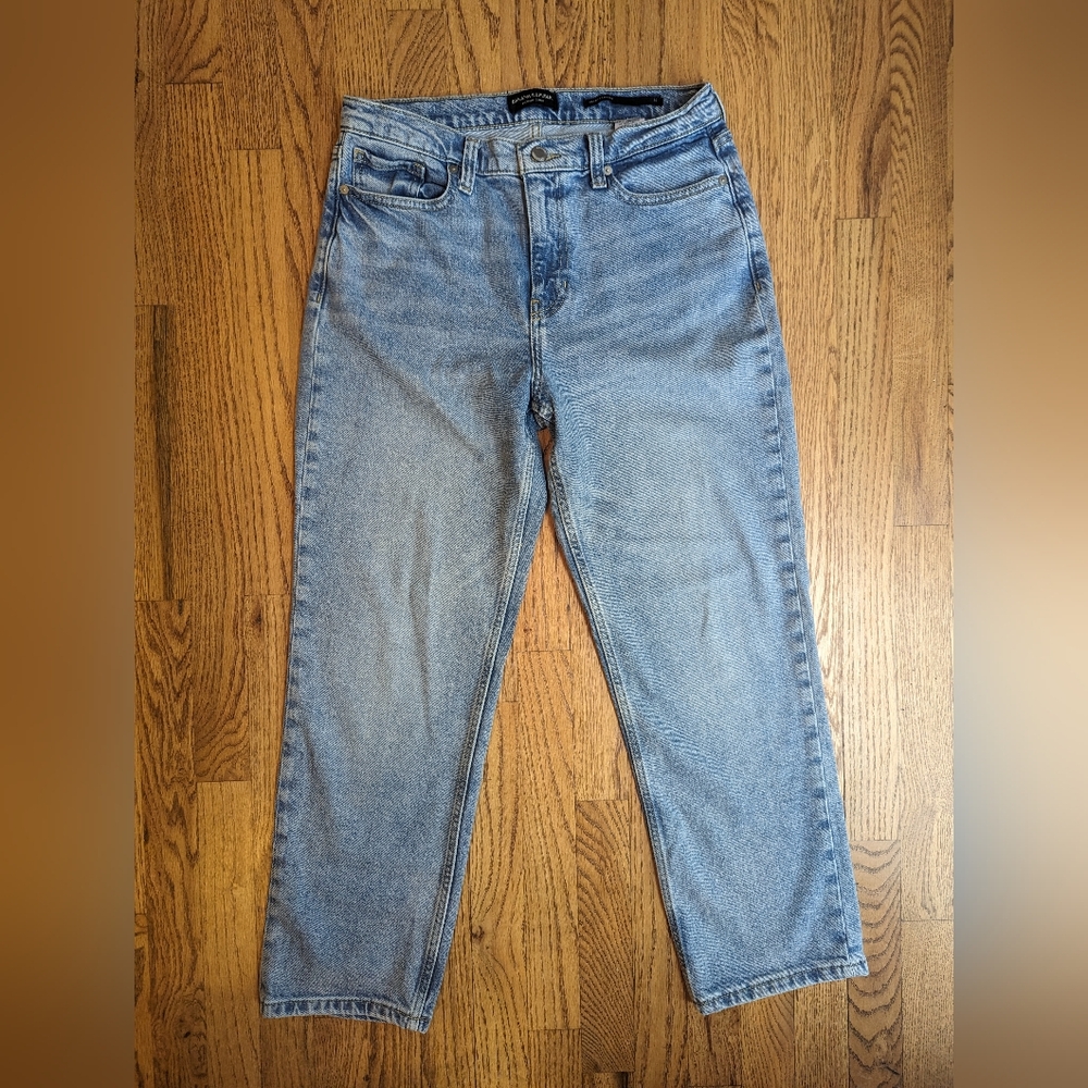 Banana Republic High Rise Straight Jean - Women's Size 30 Short - Light Wash